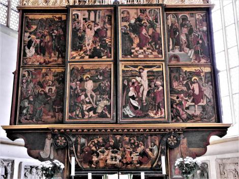 Mediasch: Kirchenburg - Kirche Hauptaltar (2018)