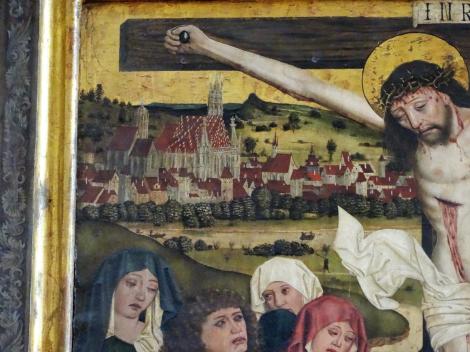 Mediasch: Kirchenburg - Kirche Vedute von Wien auf dem Hauptaltar (2018)