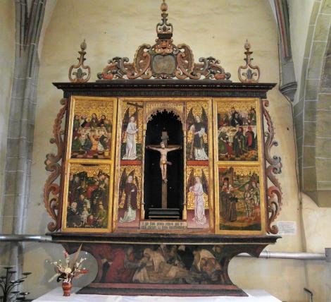 Mediasch: Kirchenburg - Kirche Tobsdorfer Altar (2018)