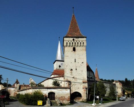 Meschen (rum. Moşna): Kirchenburg (2018)
