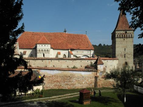 Meschen (rum. Moşna): Kirchenburg (2018)