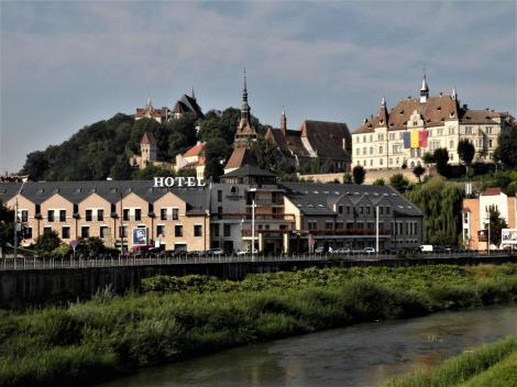 Schäßburg: Blick zur Altstadt (2018)