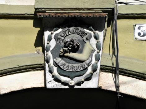 Schäßburg: Schullerhaus am Hermann Oberth-Platz (2018)