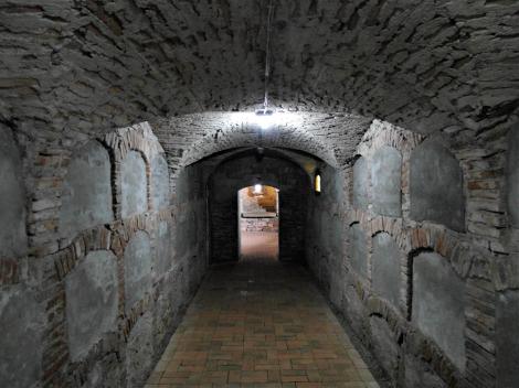 Schäßburg: Bergkirche - Zugang zur Krypta (2018)