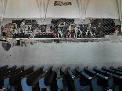 Dersch (rum. Dârjiu, ung. Székelydersz): Kirchenburg - unitarische Kirche [Ladislaus-Legende] (2018)