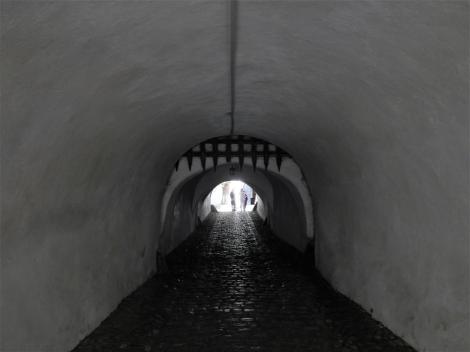 Tartlau (rum. Prejmer): Kirchenburg - Durchgangstunnel (2018)