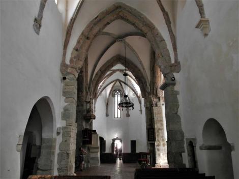 Tartlau (rum. Prejmer): Kirchenburg - Querschiff der Kirche (2018)