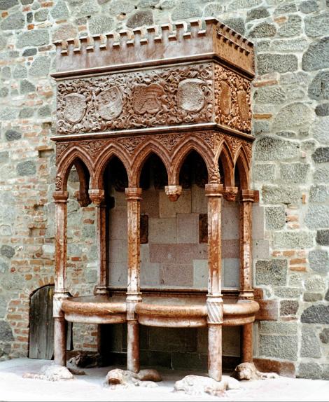 Plintenburg [ung. Visegrád]: Königspalast - Löwensbrunnen (1983)