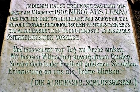 Lenauheim: Lenaus Geburtshaus (1991)