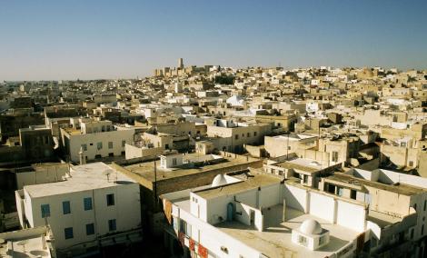 Sousse: Blick vom Ribat auf die Medina (1998)