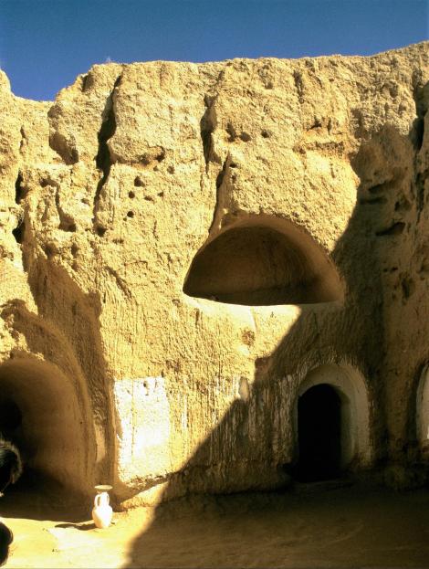 Matmata: Innenhof einer Höhlenwohnung (1998)