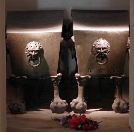 Wien: Kapuzinergruft - Sarkophage von Kaiser Matthias und seiner Frau Anna (2019)