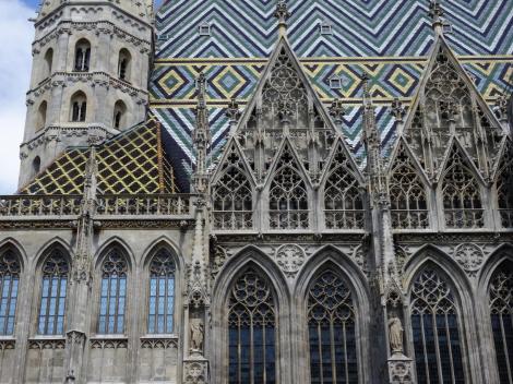Wien: Stephansdom - Südseite [Doppelkapelle, Langhausgiebel] (2019)