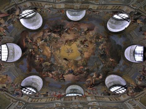 Wien: Hofburg - Nationalbibliothek Kuppel des Prunksaals (2019)