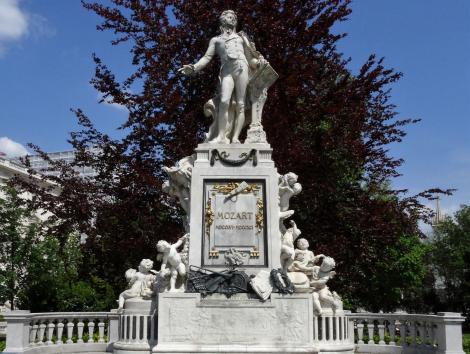 Wien: Mozart-Denkmal im Burggarten (2019)