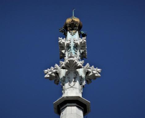 Wien: Turmspitze der Votivkirche (2019)