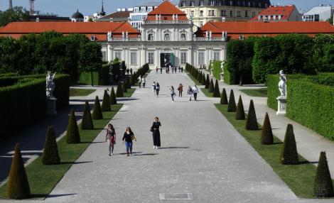 Wien: Blick zum Unteren Belvedere (2019)
