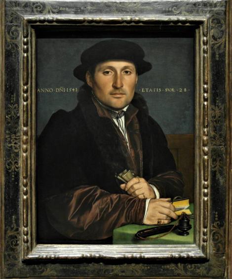 Kunsthistorisches Museum Wien: H. Holbein d. J., Bildnis eines jungen Kaufmanns (2019)