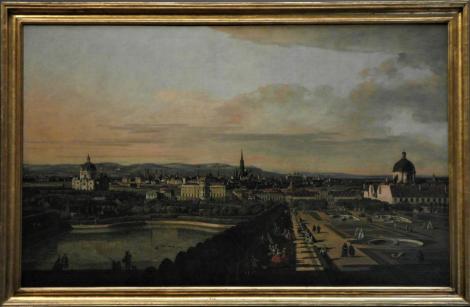 Kunsthistorisches Museum Wien: B. Bellotto, Wien vom Belvedere aus gesehen (2019)