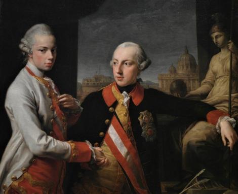 Kunsthistorisches Museum Wien: Kaiser Joseph II. und Peter Leopold von Toskana [Gemälde von Pompeo Batoni 1769] (2019)