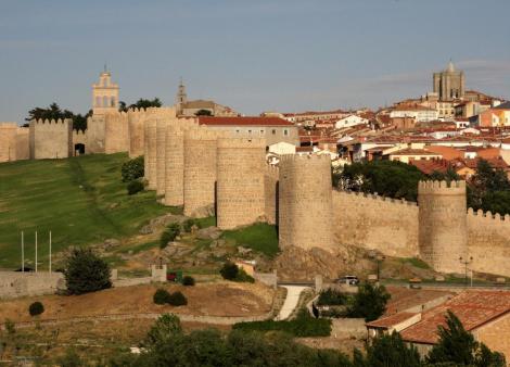 Avila: Blick auf die Stadtmauer (2019)