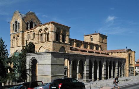 Avila: Kirche San Vicente - Südwestansicht (2019)