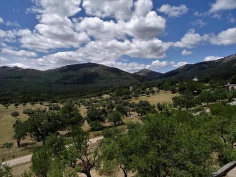 El Escorial; Blick vom Klosterpalast (2019)