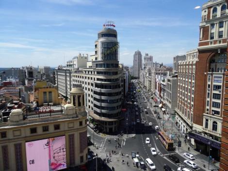 Madrid: Plaza del Callao - Mitte Edificio Carrión = Capitol-Gebäude (2019)