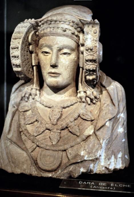 Madrid: "Dame von Elche" im Archäologischen Museum (1986)