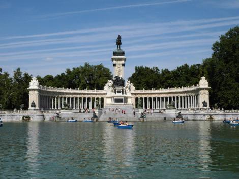 Madrid: Denkmal Alfons XII. im Retiro-Park (2019)