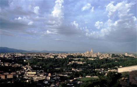 Segovia: Blick auf die Stadt (1986)