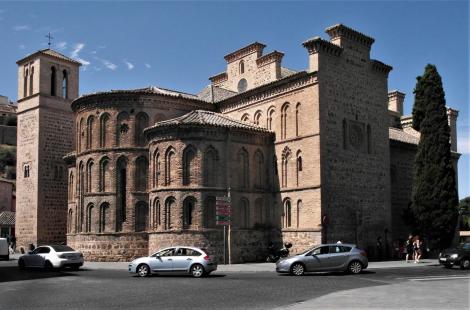 Toledo: Kirche Santiago del Arrabal - Ostseite (2019)