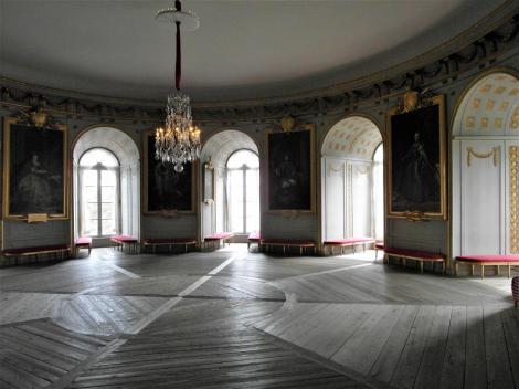 Schloss Gripsholm: Weißer Salon bzw. Runder Salon Gustavs III. [Theaterturm] (2019)