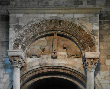 Lund: Dom - Baldachin der Seitenkapelle im Nordquerschiff (2019)