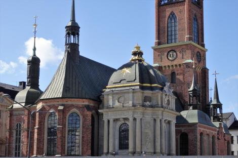Stockholm: Ritterinselkirche [Riddarholmskyrkan, Nordostseite] (2019)