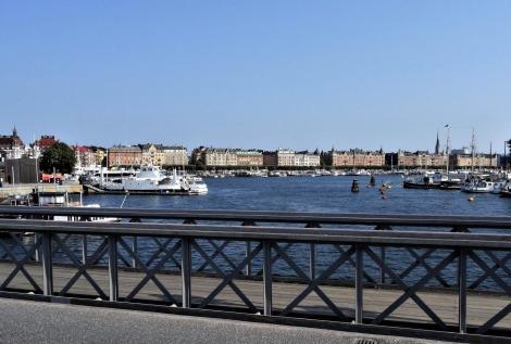 Stockholm: Blick von der Skeppsholmsbrücke nach Östermalm (2019)