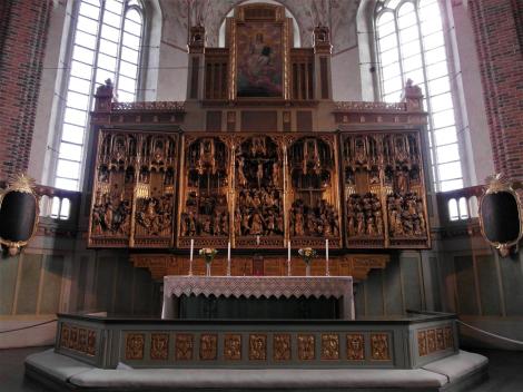 Strängnäs: Dom - Flügelaltar im Chor (2019)