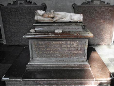 Strängnäs: Dom - Tumba für Prinzessin Isabella [Tochter Johanns III.] (2019)