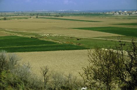 Blickvon Troja in die Skamander-Ebene und zu den Dardanellen (1997)