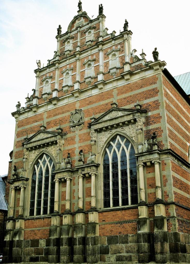 Roskilde: Dom - Nordgiebel der Kapelle Christians IV. (2001)