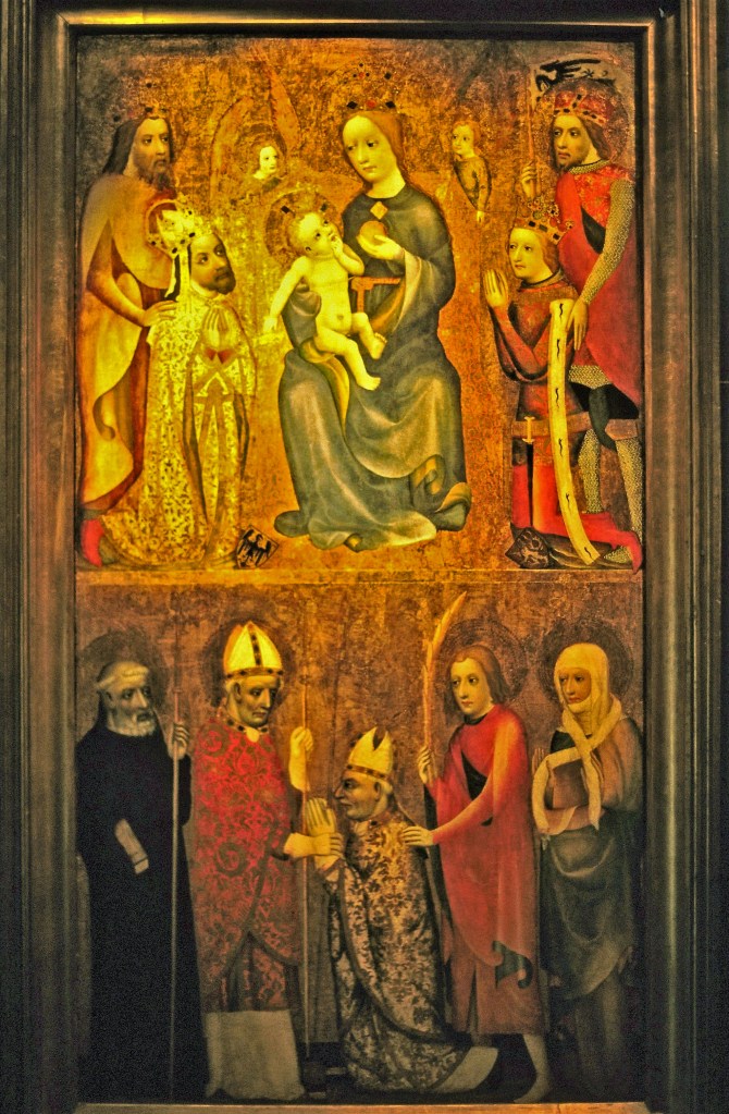 Prag: Nationalgalerie im Agneskloster - Votivbild des Jan Očko von Vlašim [nach 1370] (2004)