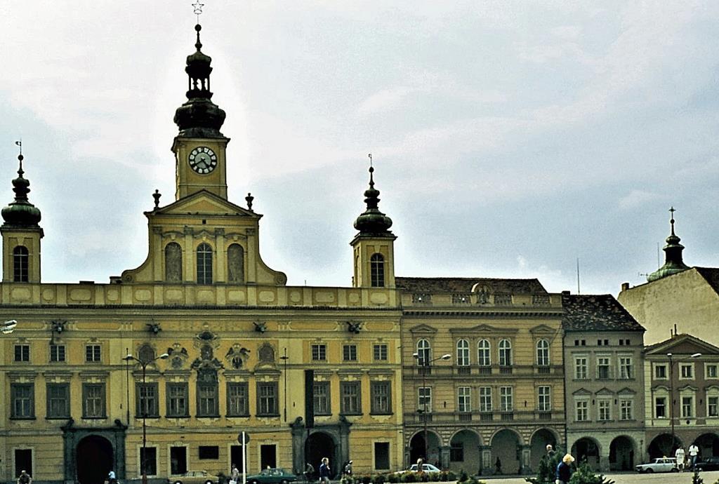 Budweis [tschech. České Budějovice]: Marktplatz (1980)