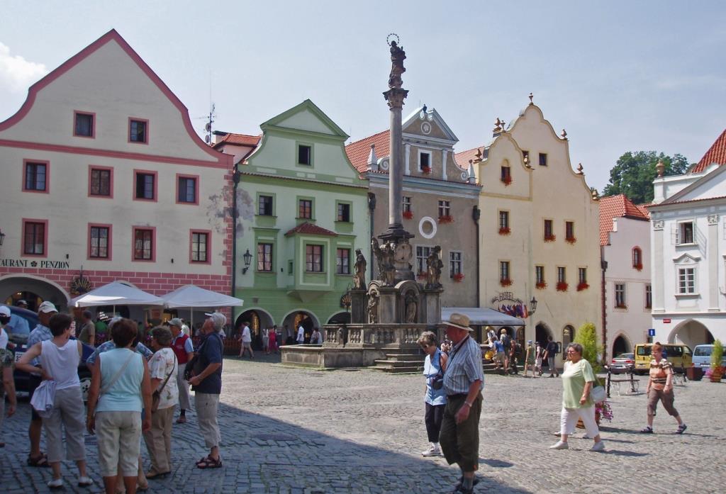Krumau [tschech. Český Krumlov]: Marktplatz (2006)