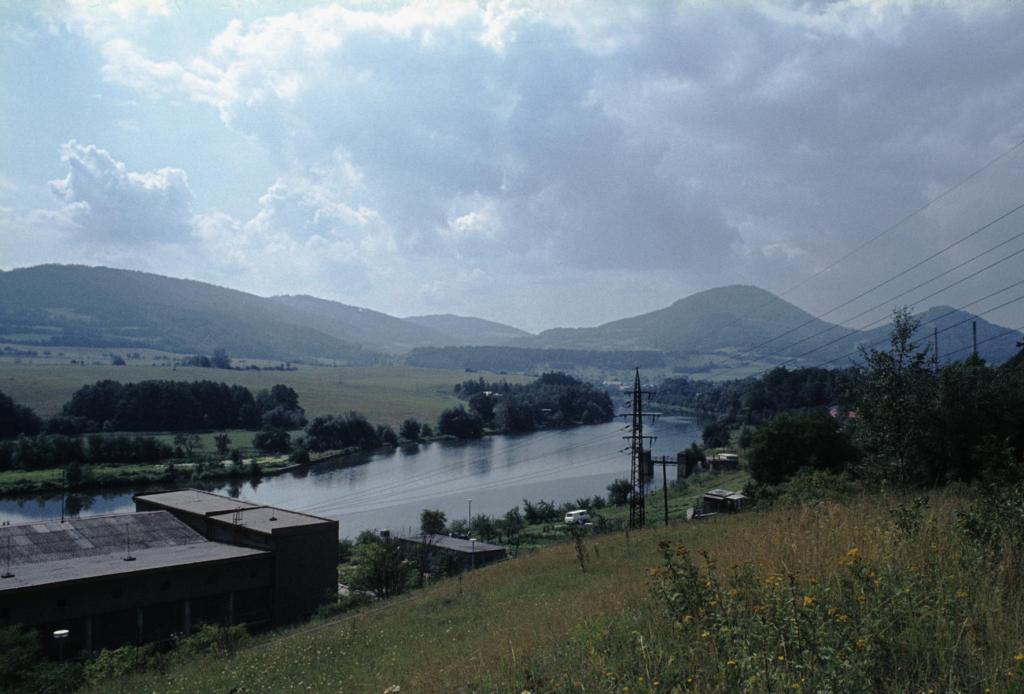 Stausee der Eger bei Kaaden [tschech. Kadaň] (1982)