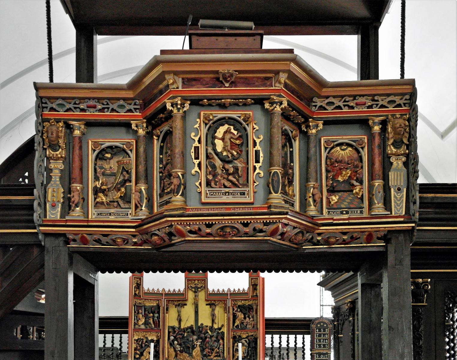 Altenbruch: Nicolaikirche - Kanzel (2021)