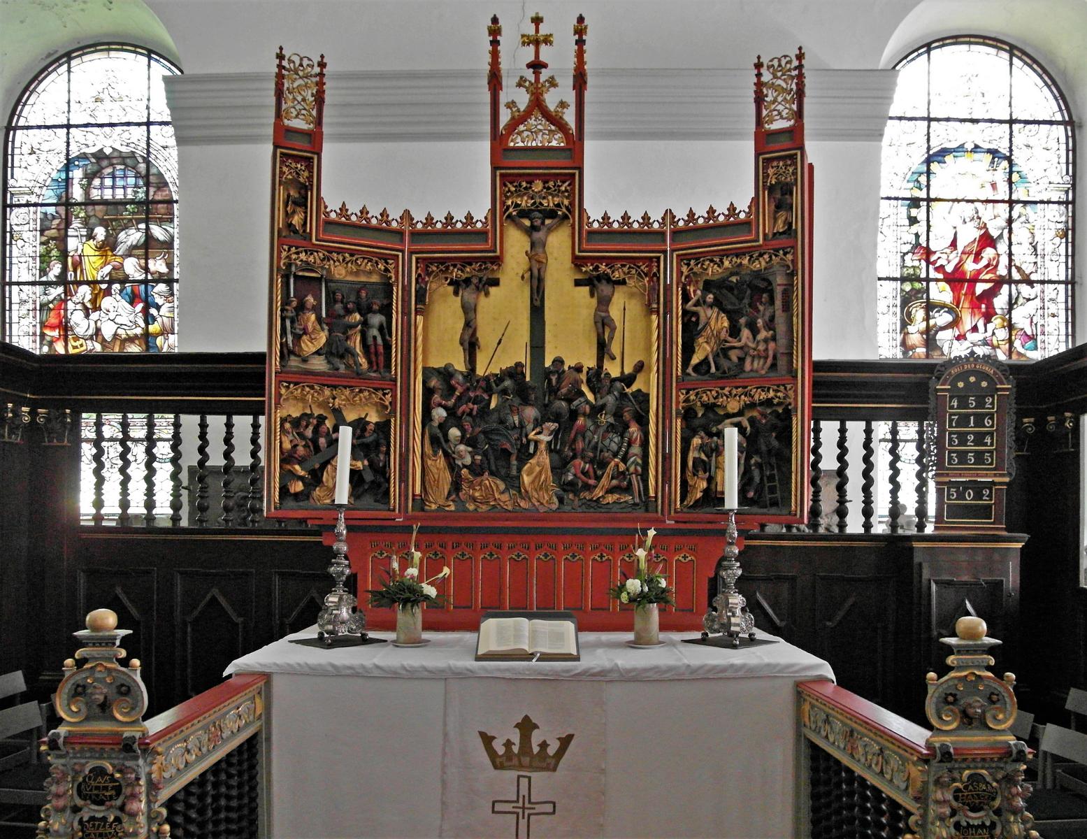 Altenbruch: Nicolaikirche - Altar (2021)