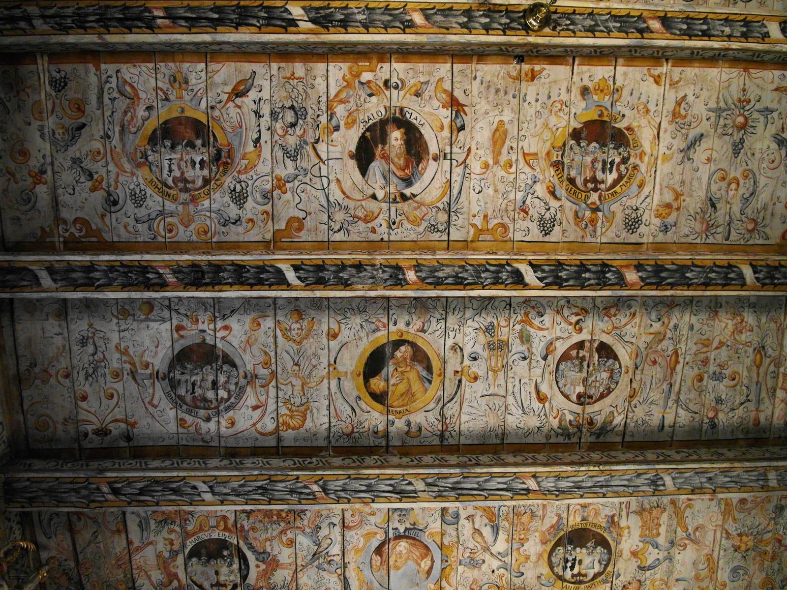 Lüdingworth: Jacobikirche - bemalte Decke (2021)