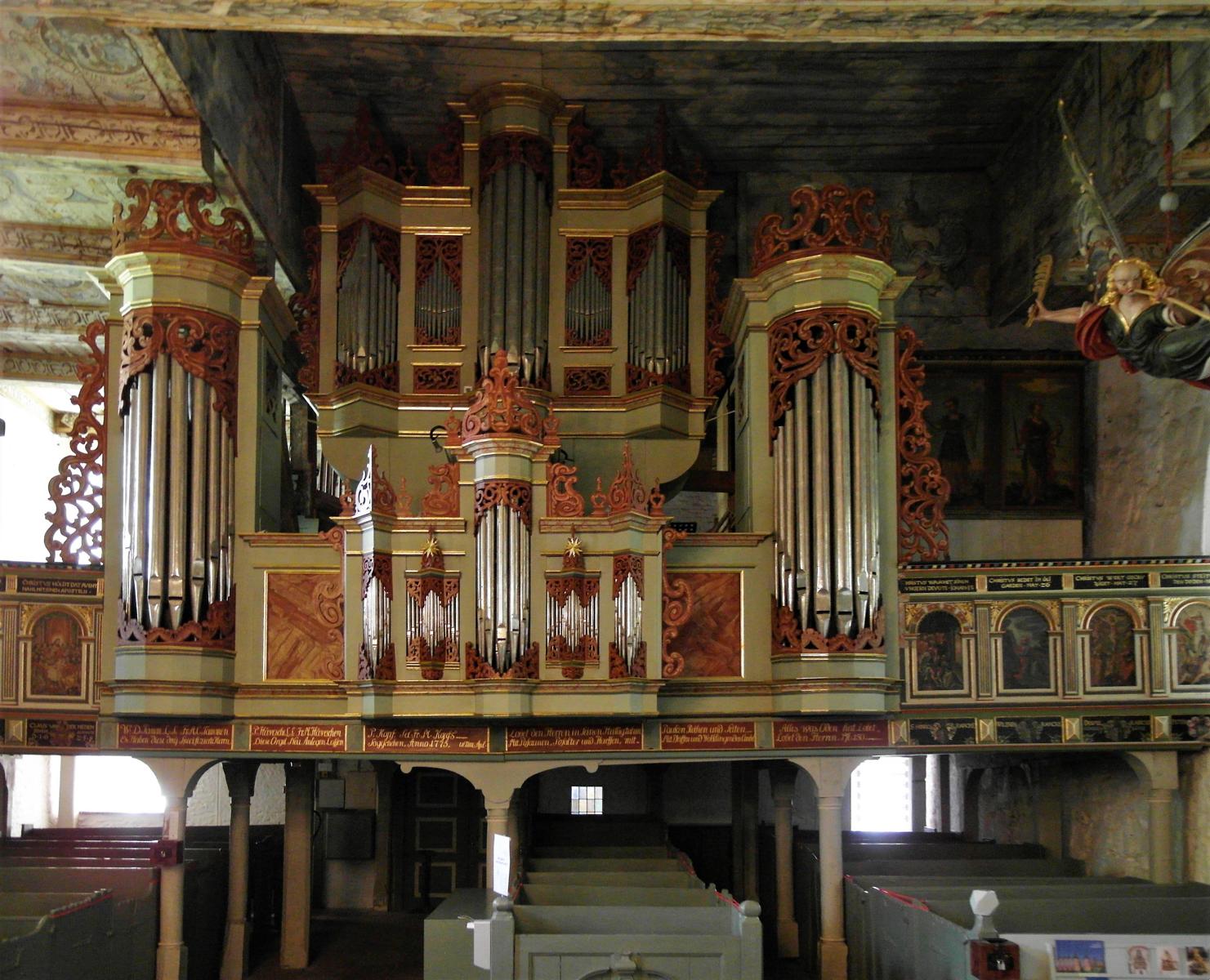 Lüdingworth: Jacobikirche - Orgel (2021)