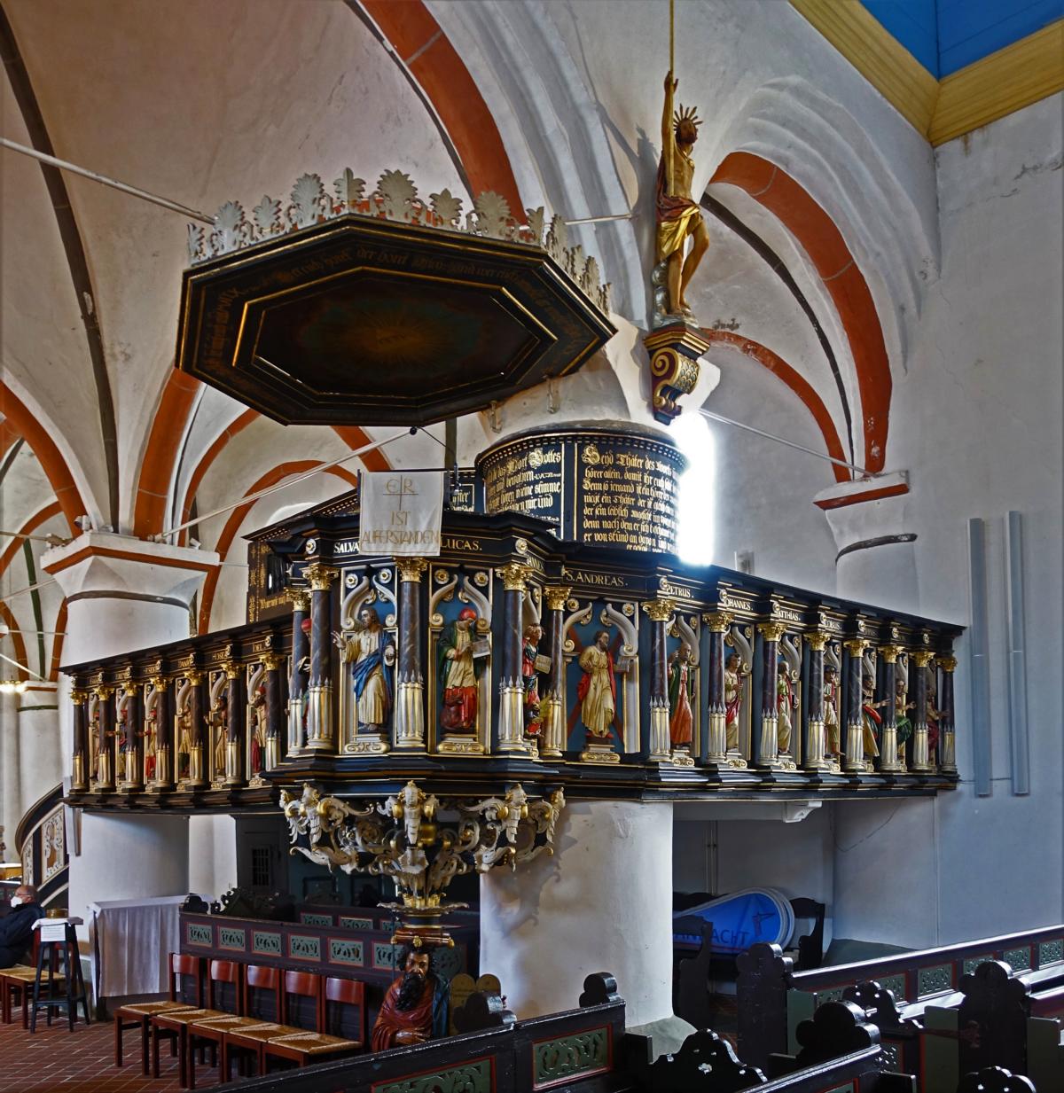 Otterndorf: Severikirche - Kanzel (2021)