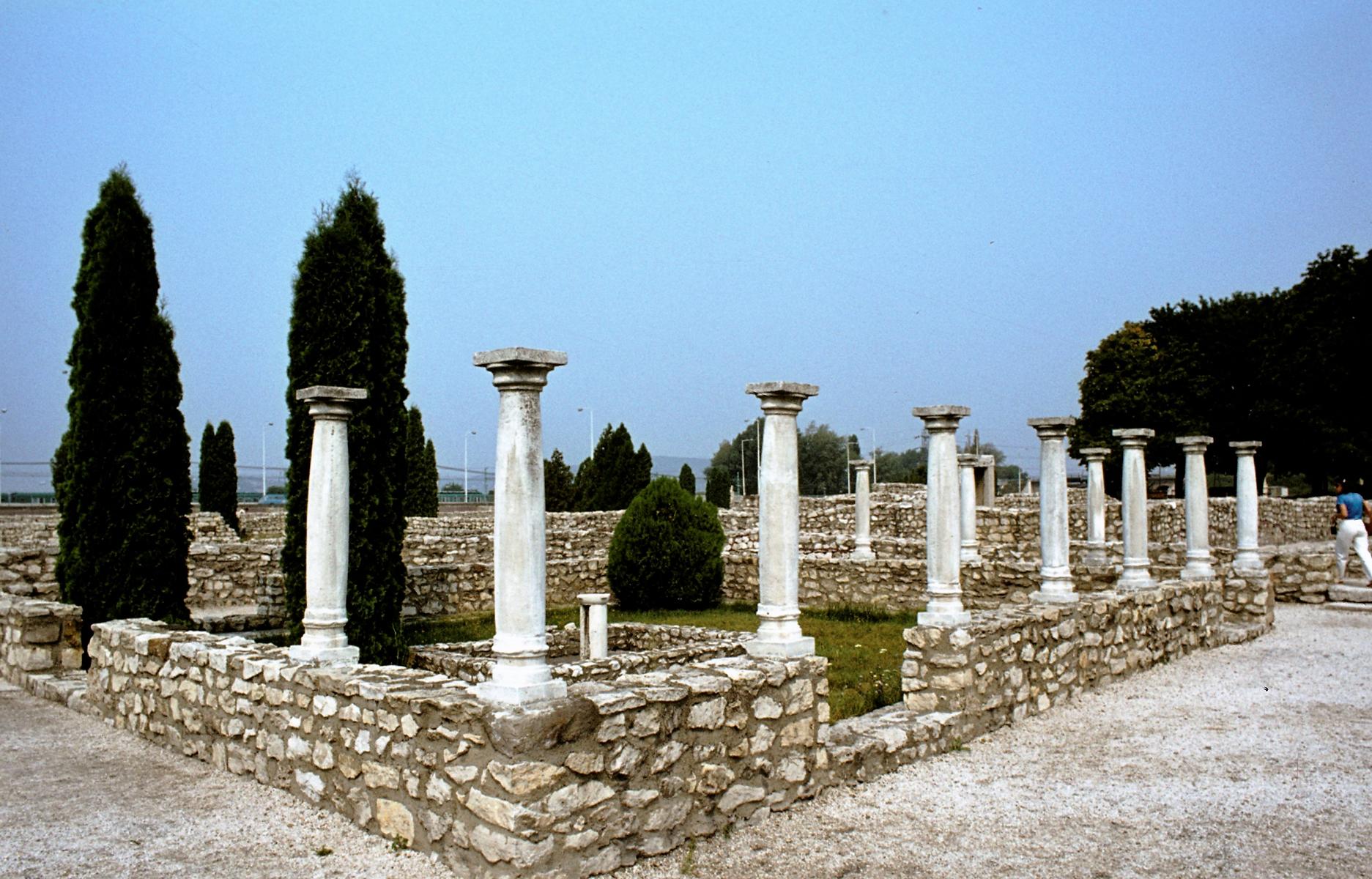 Budapest: Aquincum - großes Wohnhaus (1983)
